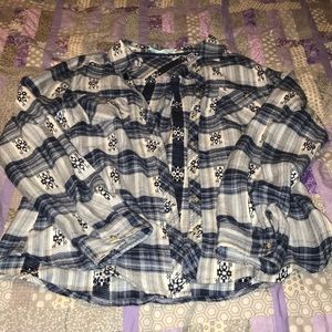Blue buttondown